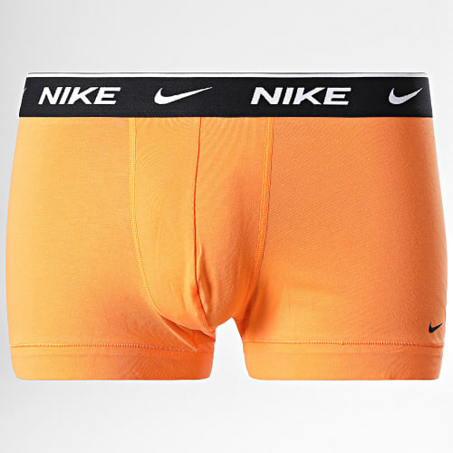 Lot De 2 Boxers KE1085 Orange Bleu Marine