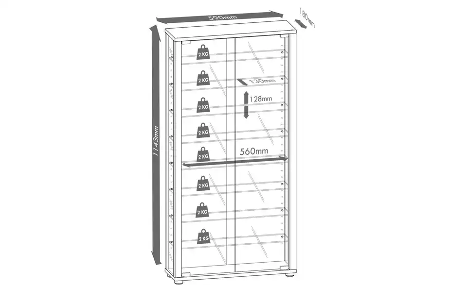 Hängevitrine