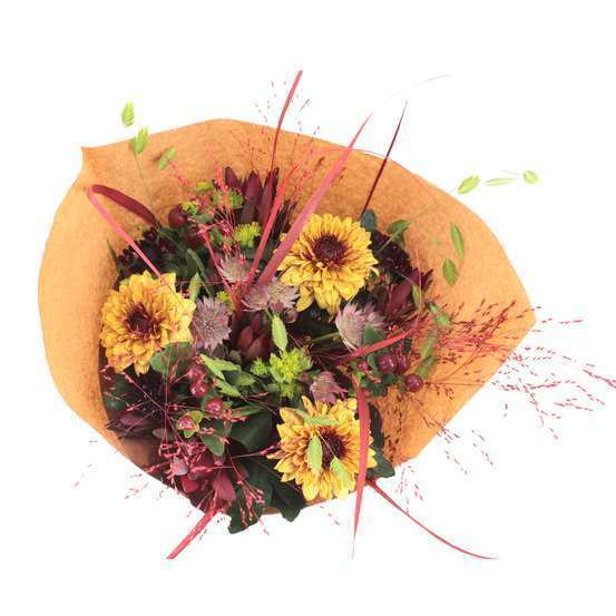 Bouquet de fleurs ''Magazine Automne''