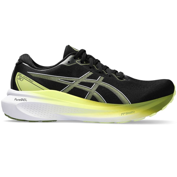 Chaussure running ASICS GEL-KAYANO 30 BLACK/GLOW YELLOW