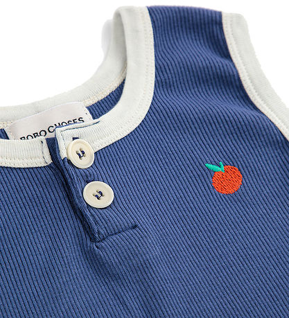 Bobo Choses Sommerdragt - Baby Tomato - Navy Blue