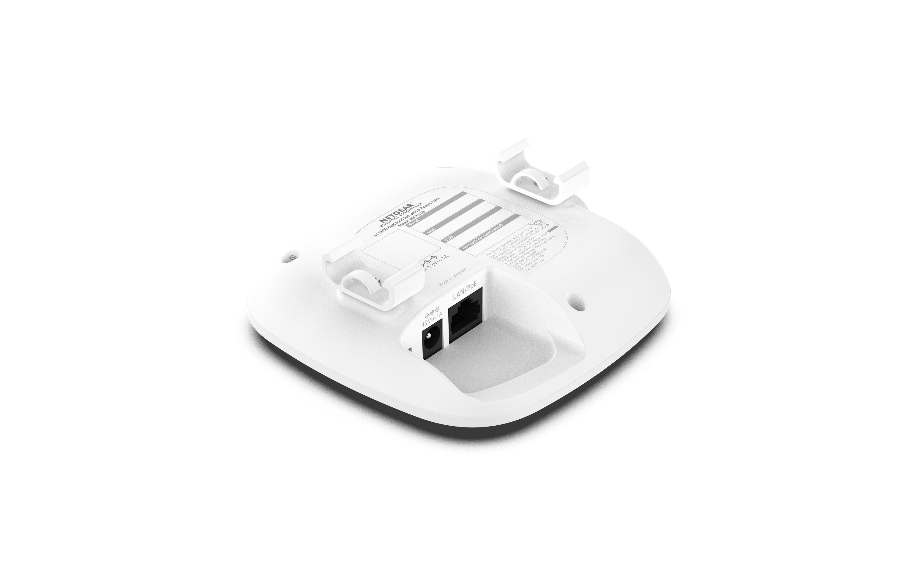 Access Point WAX210 WiFi 6 mit Wand u. DeckenfestigungUltrakompakter WiFi 6 AX1800 Dual-Band Standalone Access Point für hocheffiziente Wireless-Lösungen