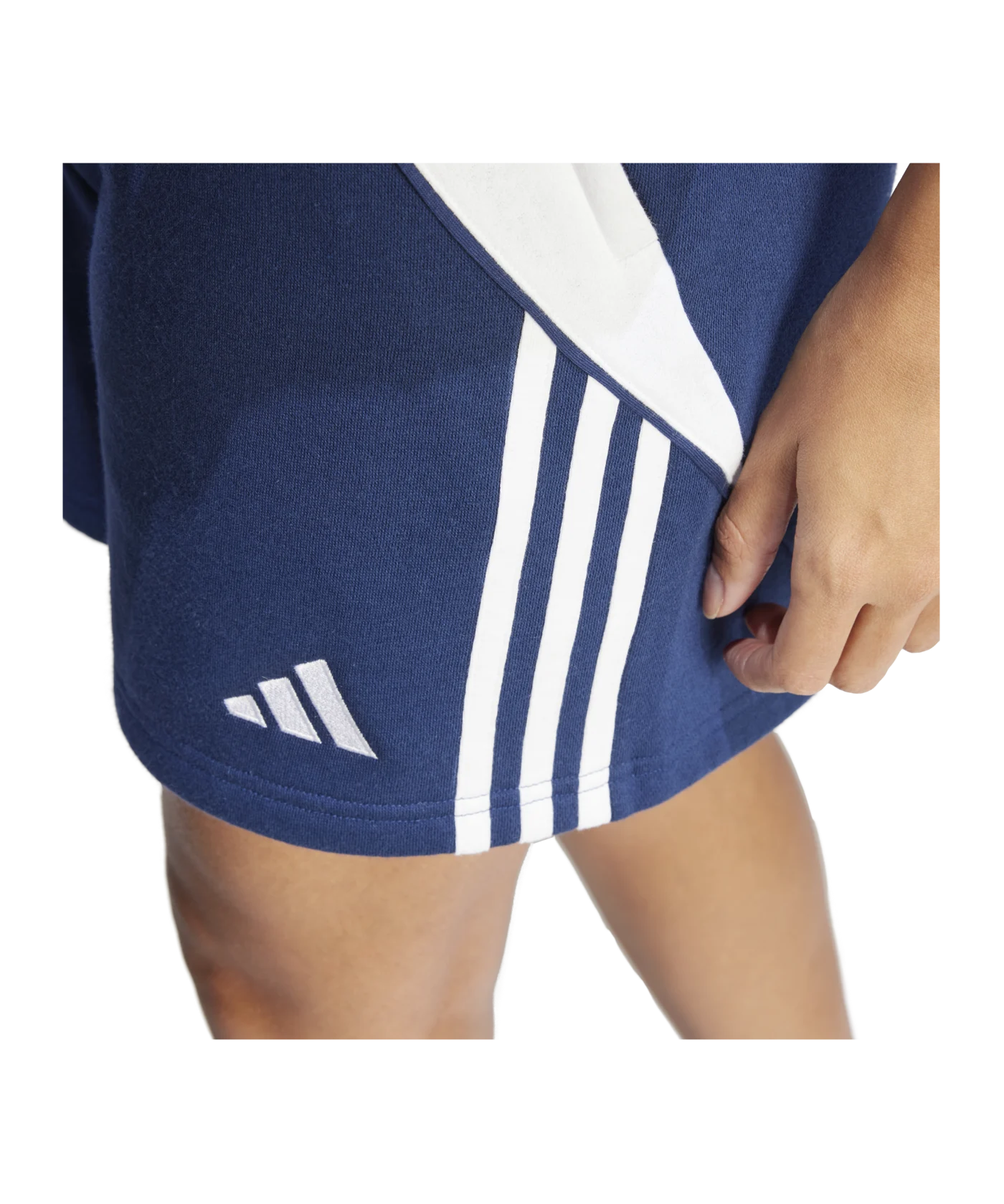 adidas Tiro 24 Short Damen Blau Weiss