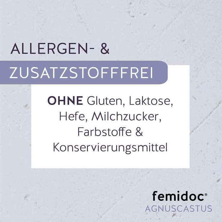 Femidoc Agnus Castus ohne Alkohol Tropfen zum Einnehmen , 50 ml
