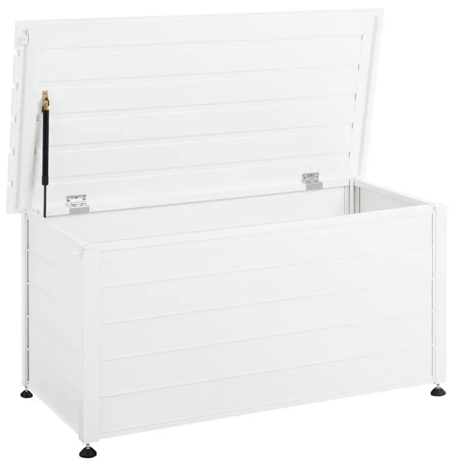 CAMPALTO - Kussenbox - Wit - 123 x 60 cm - Aluminium