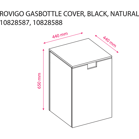 Rovigo gasflaske skjuler - Natur