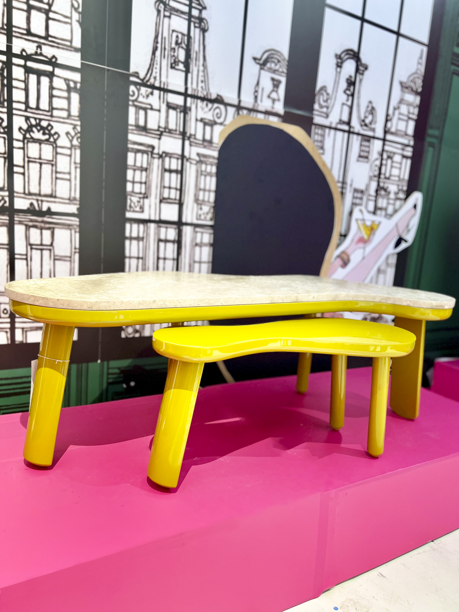 Salontafel Druppel – set van 2 Druppel Salontafel Set