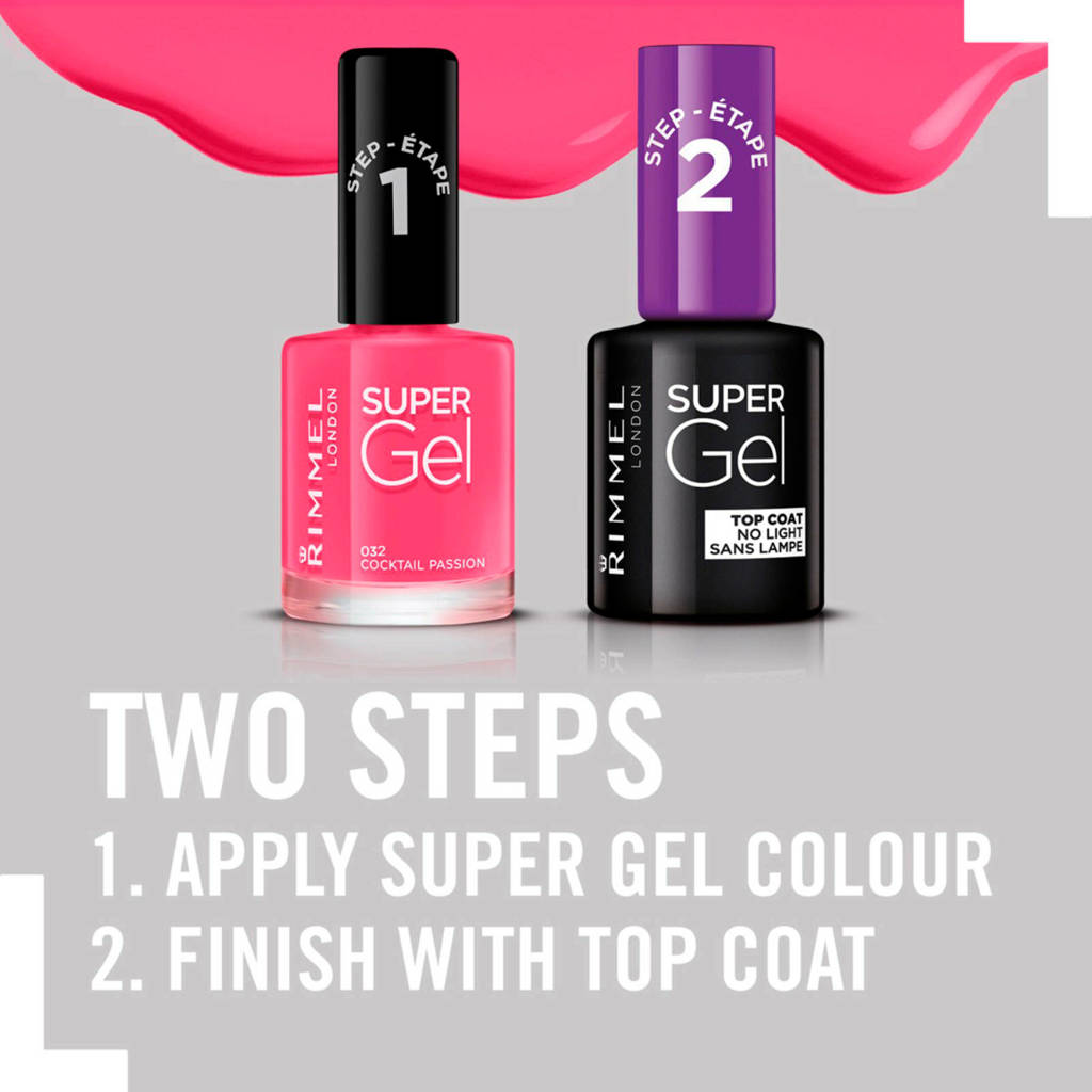 Prima nagellak.SuperGel gel nagellak - 032 Cocktail Passion