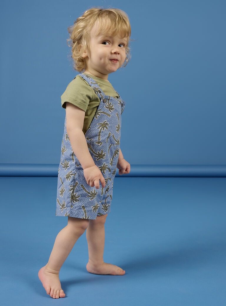 Ensemble vert pistache et bleu bébé garçon