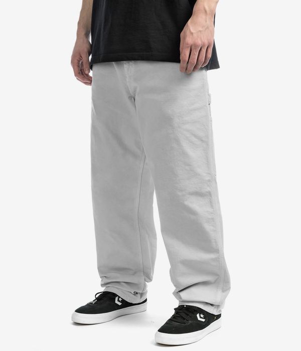 Carhartt WIP Single Knee Pant Newcomb Hose (sonic silver garment dyed)