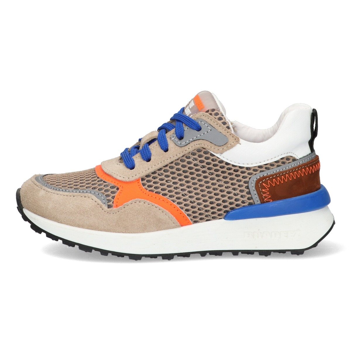 Vic Vienna - Lage Sneakers Braqeez Bruin