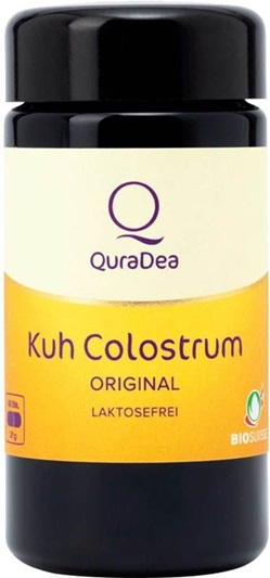 QURADEA Kuh Colostrum Original<br>60 Stück, Kapsel, Bio pasteurisiert