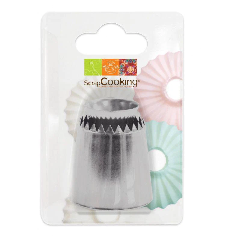 Douille à pâtisserie en inox Sultane Scrapcooking