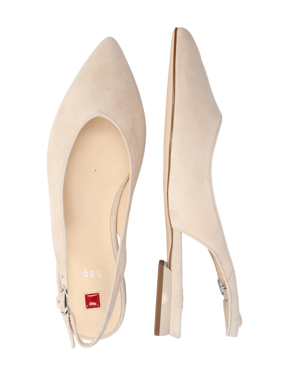 Veloursleder Slingpumps