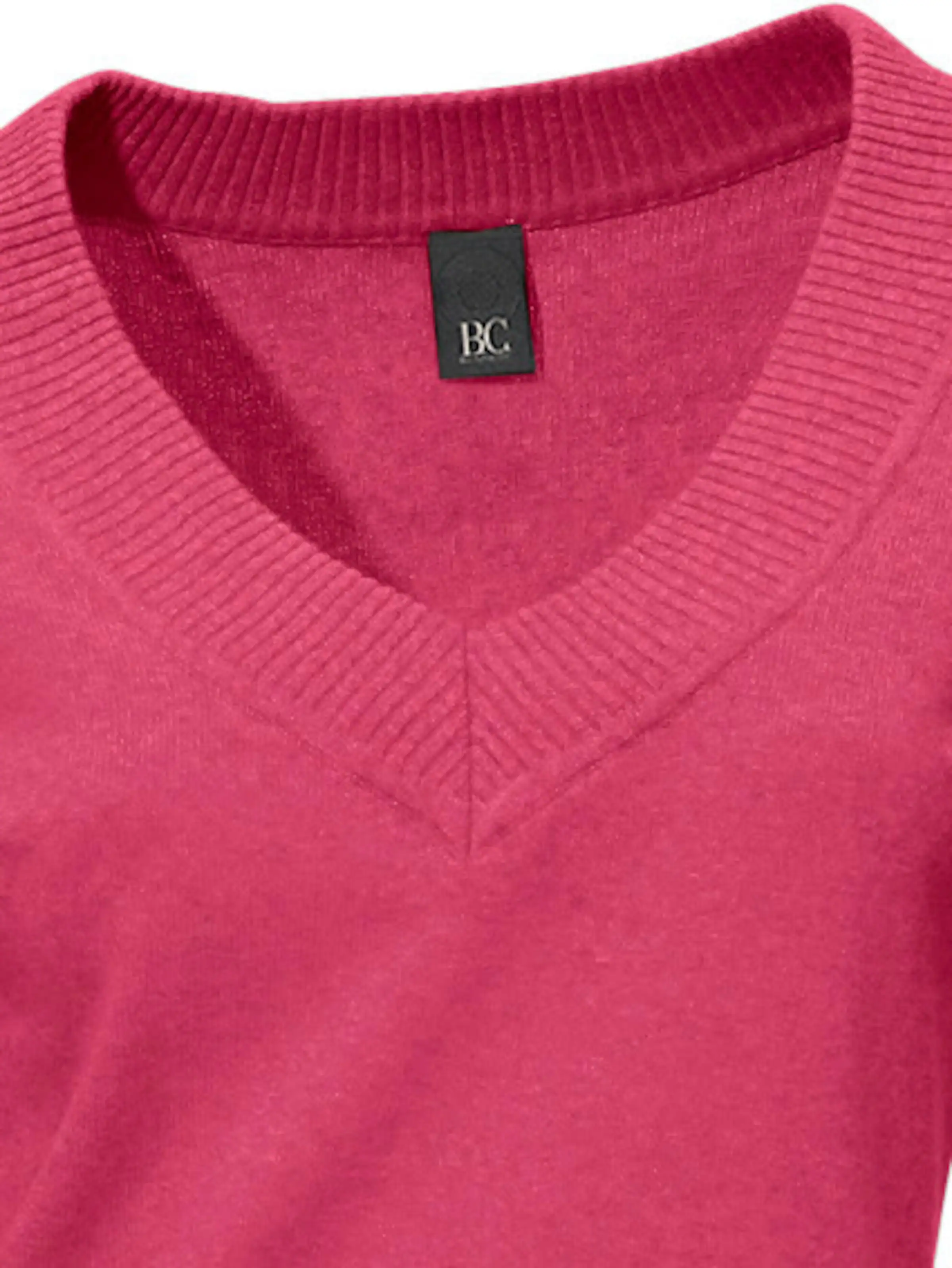 heine V-Pullover in pink