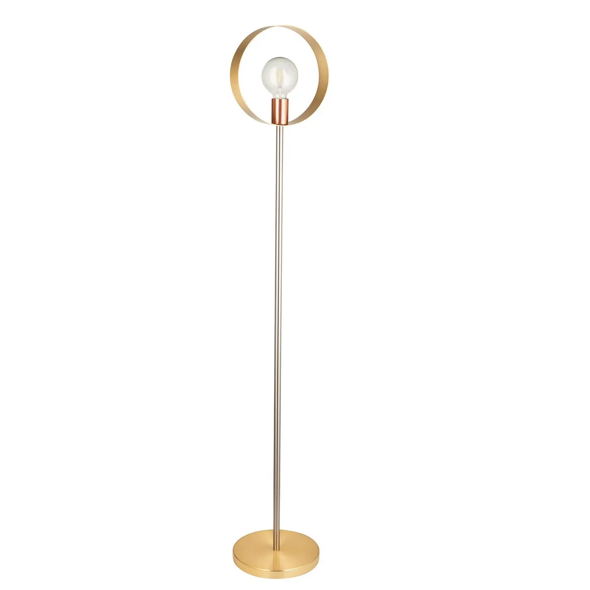 Endon Lampadaire Complet - Laiton/Nickel