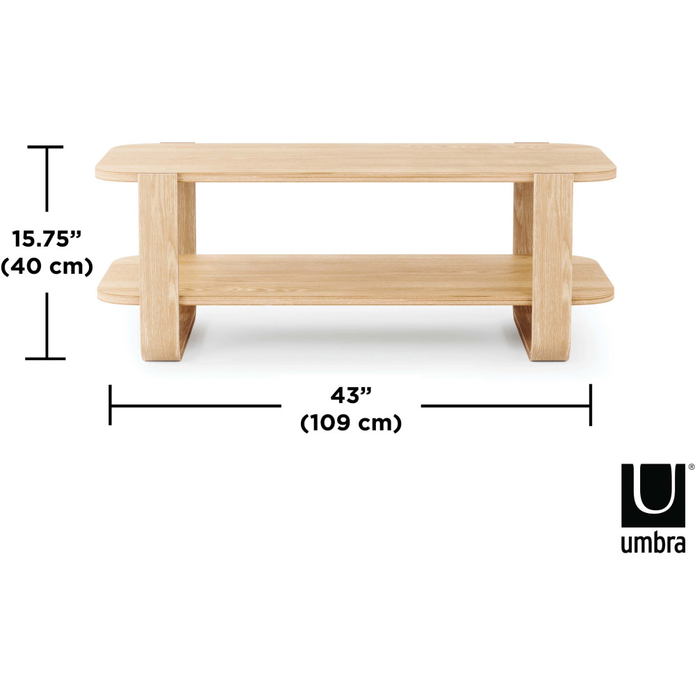 Table basse en bois d'eucalyptus bellwood