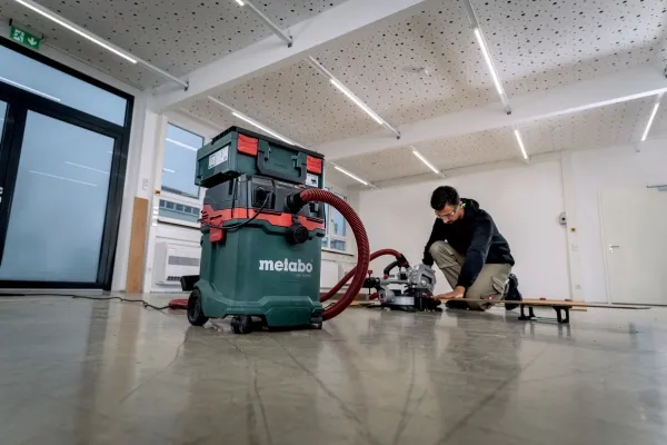 Metabo ASA 30 M PC, 1200 W, Tromle vakuum, Tør&våd, 30 L, 78 dB, Sort, Grøn, Rød