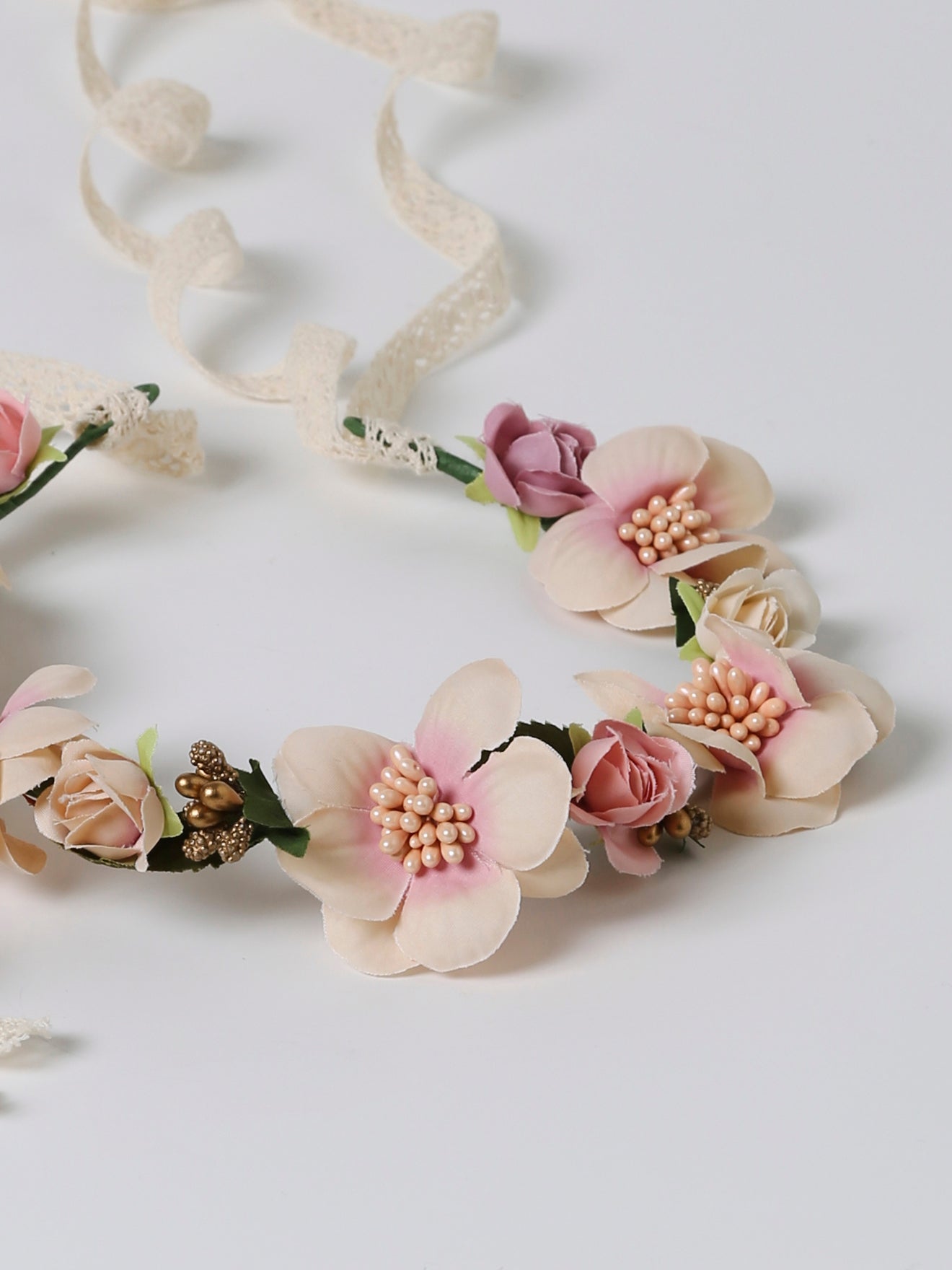 Couronne de fleurs Fille