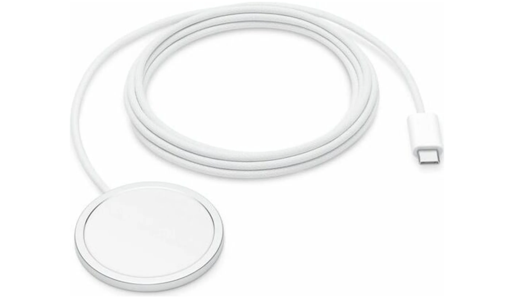 (2m) 25W Qi2 USB C auf MagSafe Ladegerät Magnetischer Wireless Charger (MX6Y3ZM/A) - Weiss