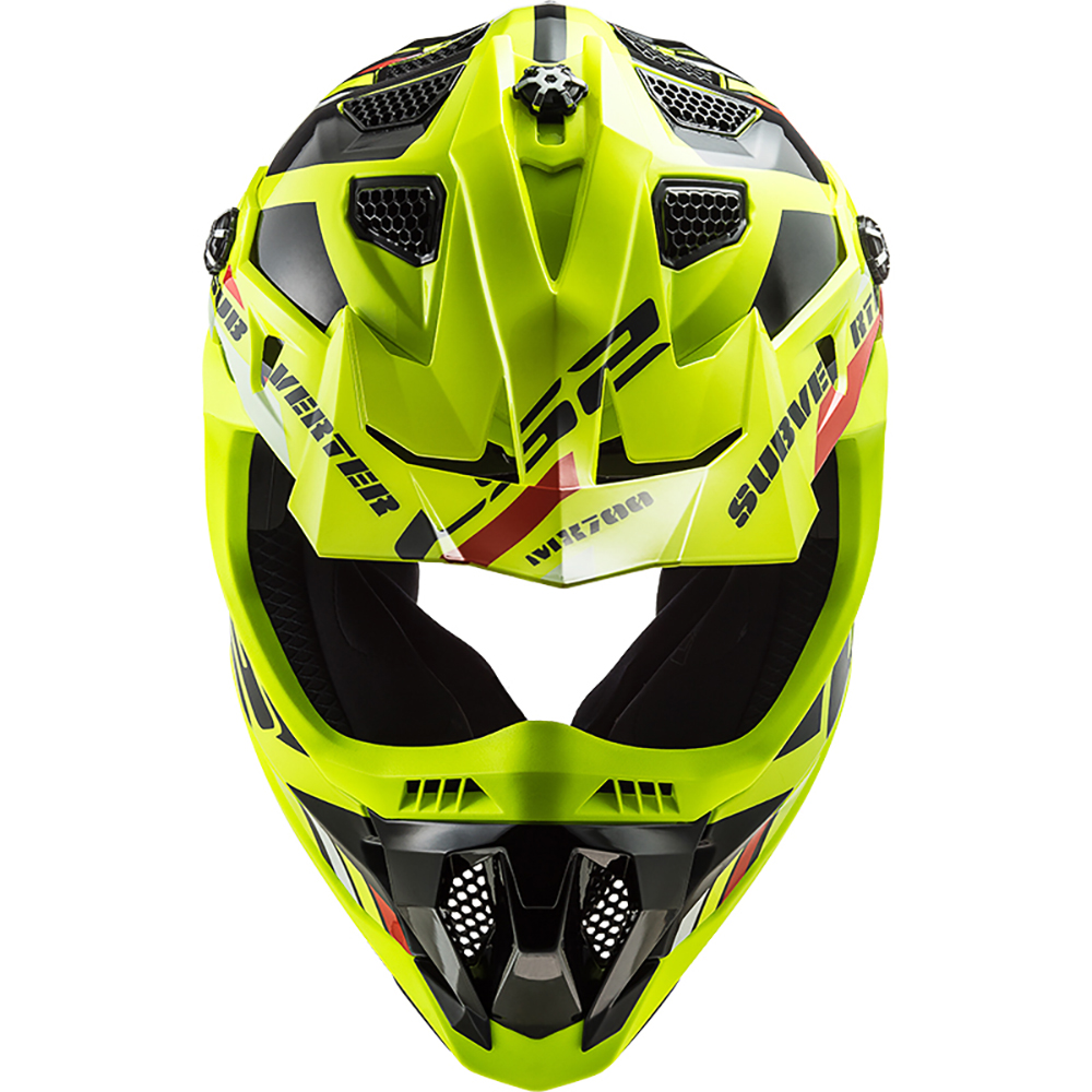 LS2 - Casque MX700 Subverter Evo Stomp Noir / Jaune fluo