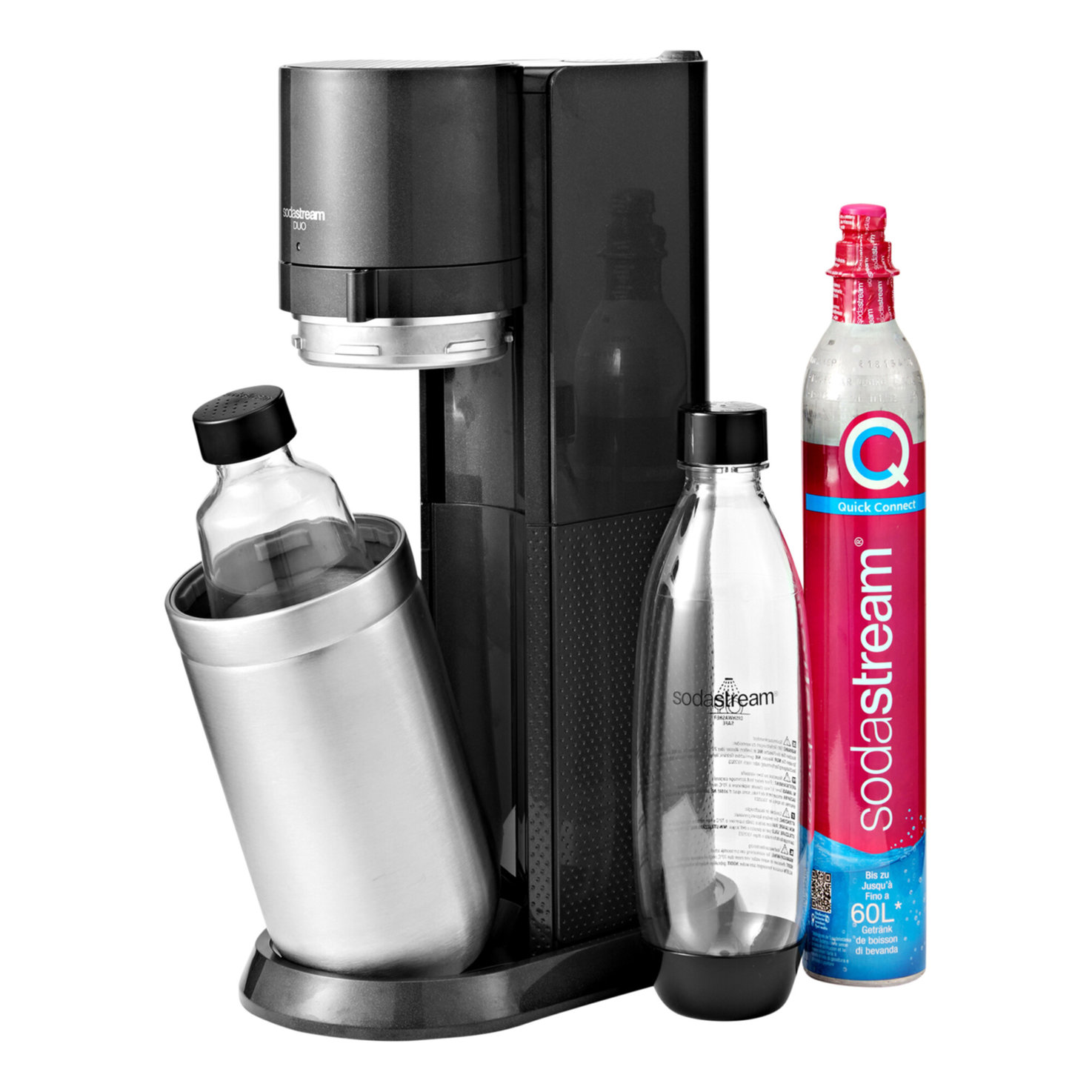 SodaStream Duo CQC inkl. 1 Glaskaraffe