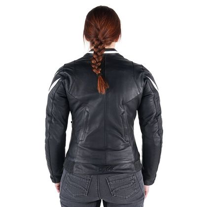 Blouson DXR DIVA RACER CE - Noir / Blanc