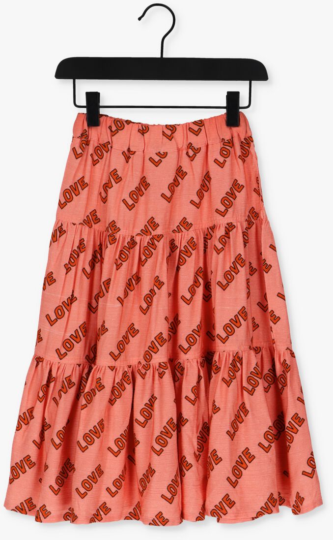 CARLIJNQ lichtroze carlijnq midirok love - flared skirt