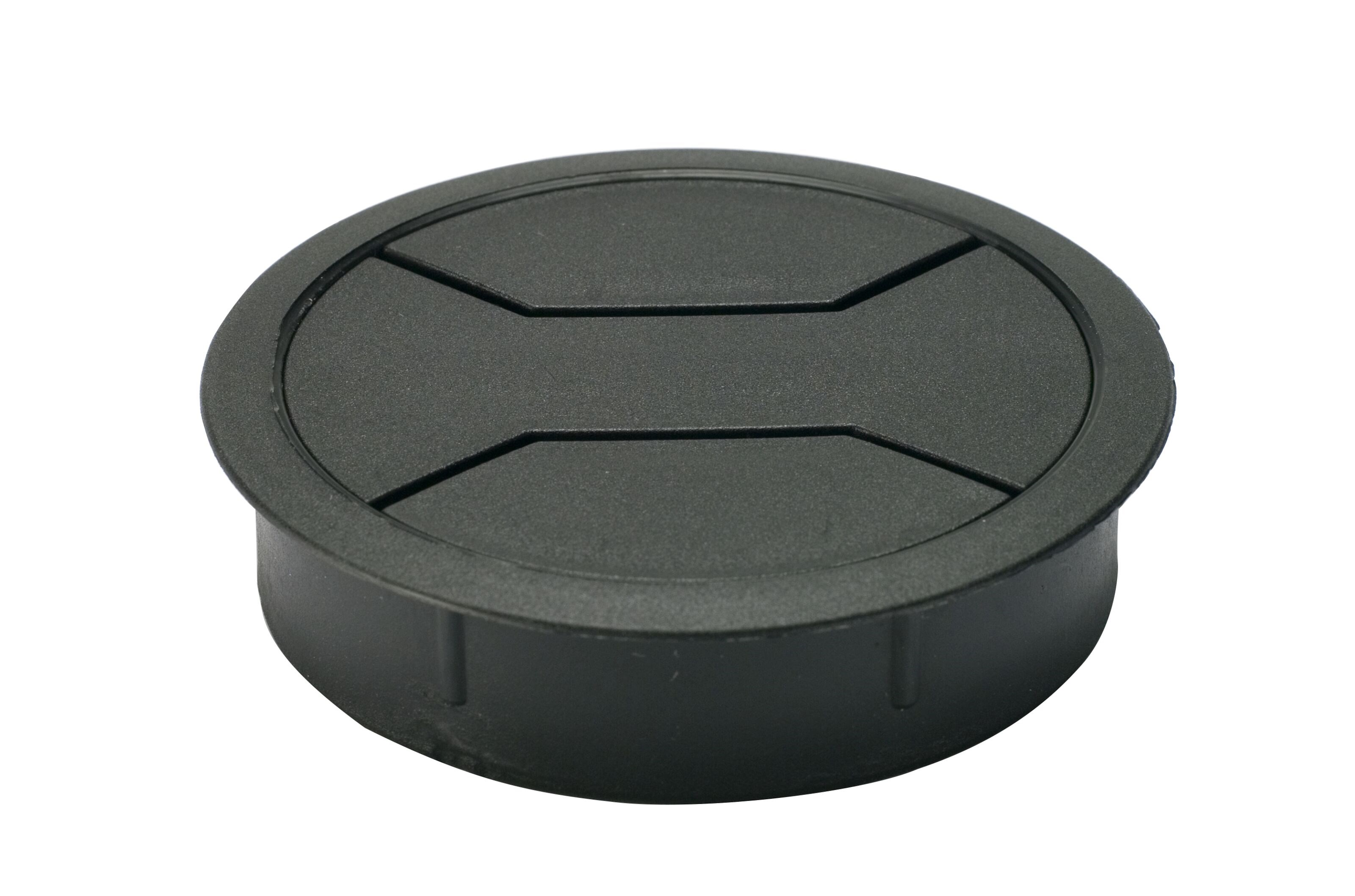 Kabelgjennomføring for bord 79 mm Svart