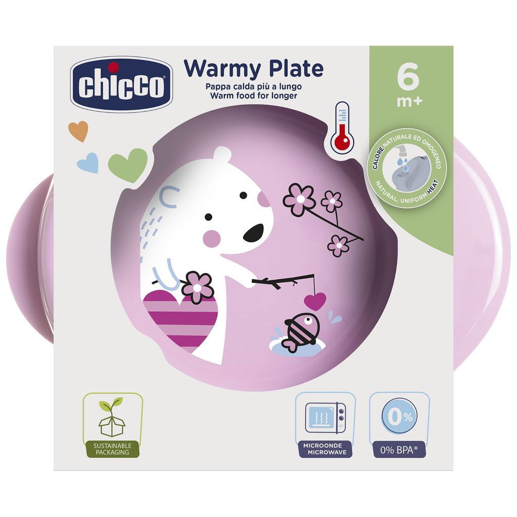 ChiccoChicco   Warmhalteteller Girl