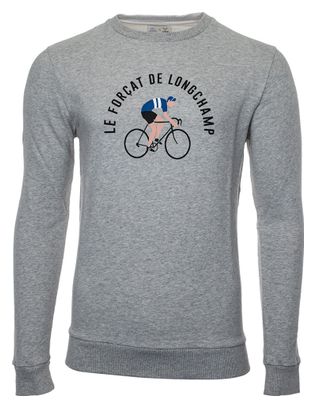 Sweatshirt LeBram x Sports d'Époque Forçat de Longchamp Gris Chiné