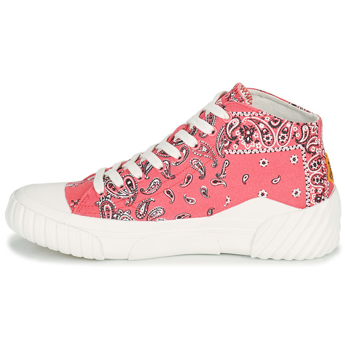 Kenzo - TIGER CREST HIGH TOP SNEAKERS Rosa
