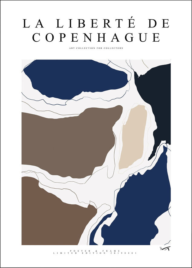 Poster & Frame La Liberté De Copenhague - 2019 002 Flerfarvet