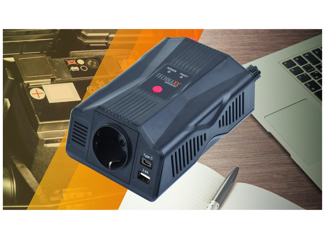 Technaxx TE24 300W auto omvormer