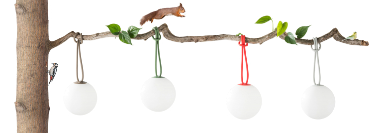 Fatboy Bolleke hanglamp LED oplaadbaar Ø20 Taupe