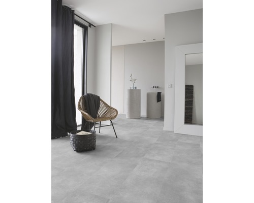 Vinyl plank Dryback 55 Spirit Pearl, om te verlijmen, 61x61 cm