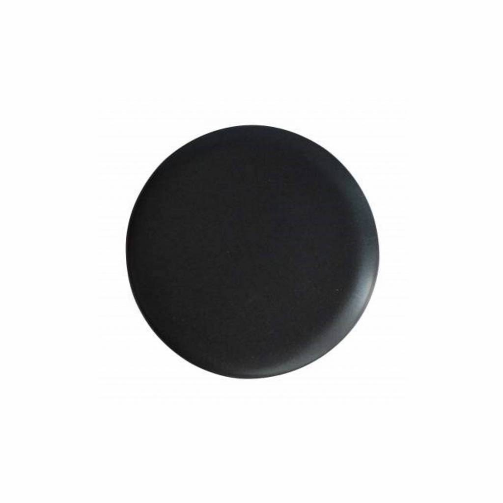 Salenzi Unica Round ronde opbouw wastafel waskom mat zwart 40x20cm