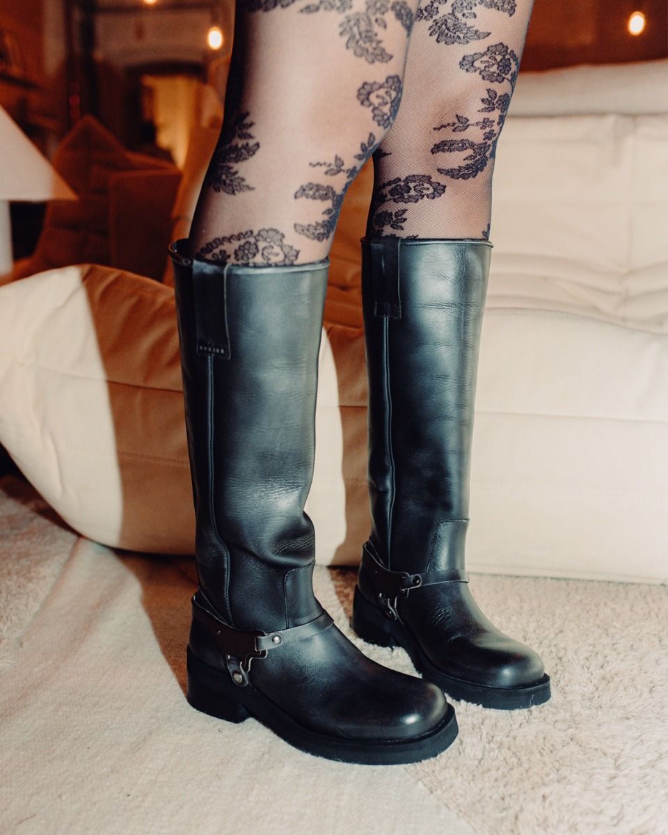 Nubikk Eve Lynn Zwart Damesboots