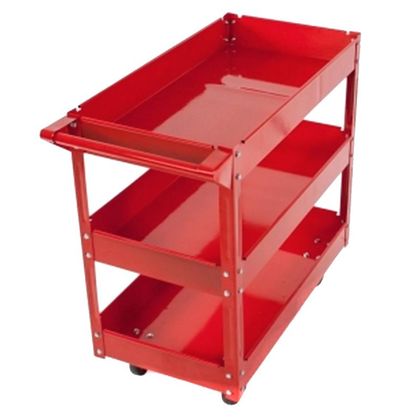 Outil Brazoline Servante d'Atelier Roulante en Acier Rouge Universelle Universel - Rouge