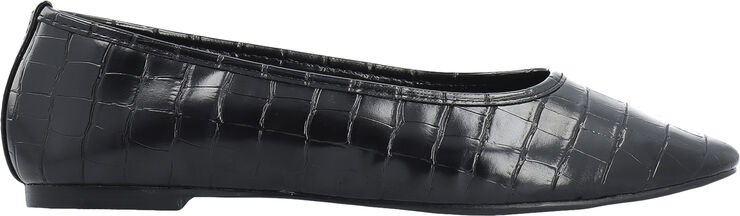 Bianco Fall Ballerina #C Black croco