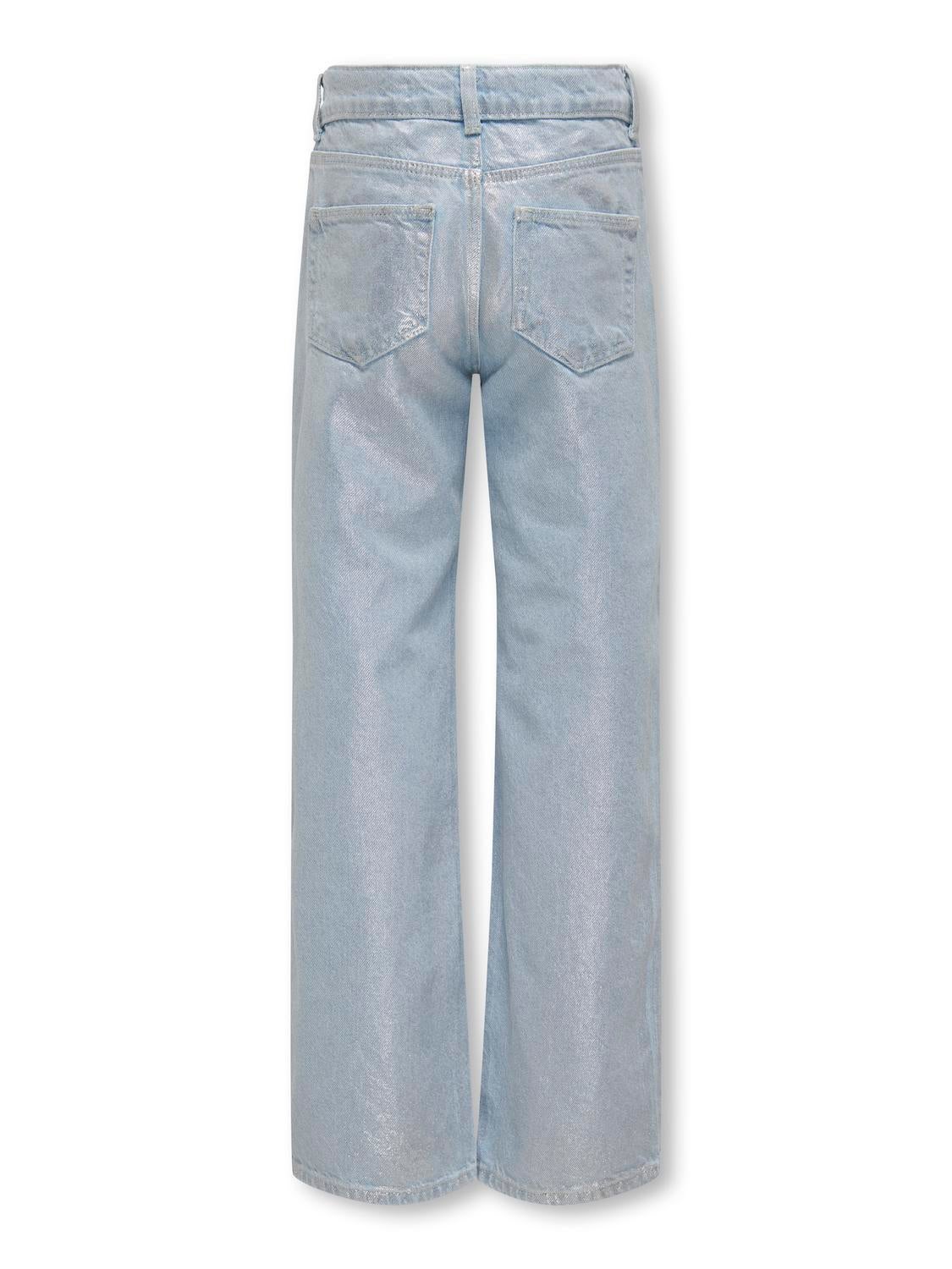 KOGCANAL Weiter Beinschnitt Jeans Light Blue Denim