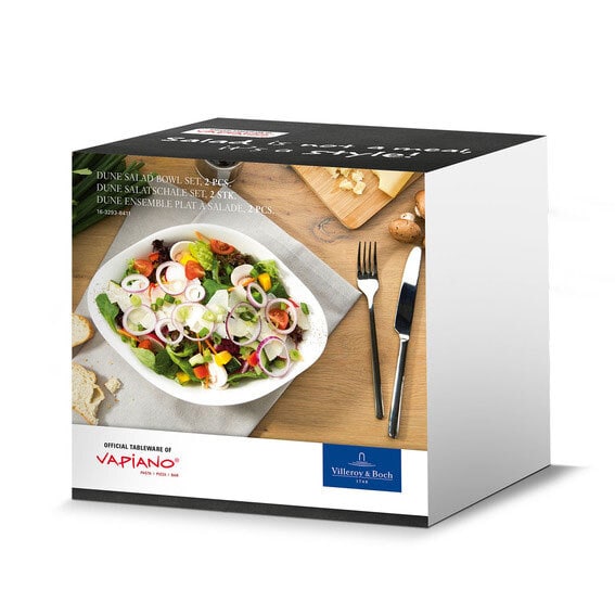 Villeroy & Boch Salatschale VAPIANO 2er Set weiß