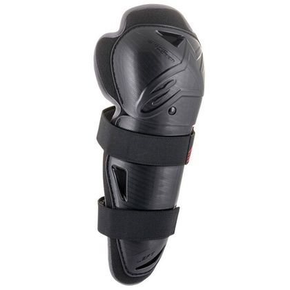 Genouillères Alpinestars BIONIC ACTION KNEE - BLACK RED 2023 - Noir / Rouge