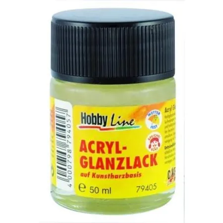 KREUL Acryl-Seidenglanzlack transparent auf Kunstharzbasis 50 ml