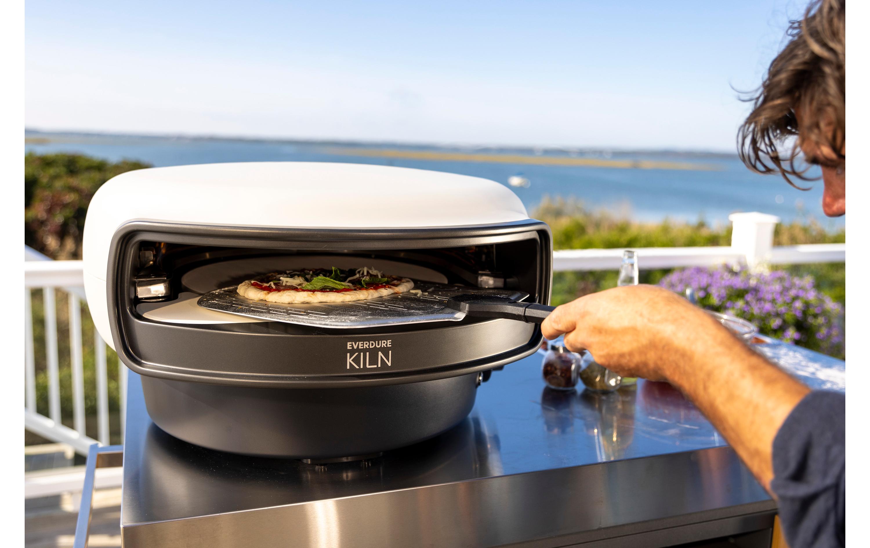 KILN Pizzaofen 2 Brenner rotierend, stone<br>Pizzaofen
