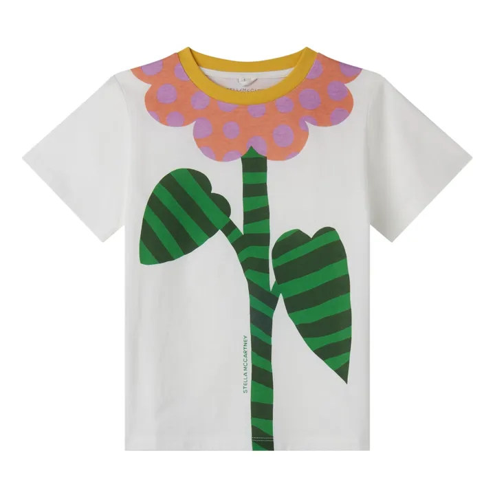 Stella McCartney Kids T-Shirt Fleur | Blanc