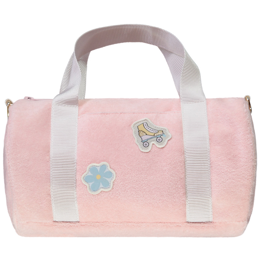Sac bowling avec badges et bandoulière pour fille