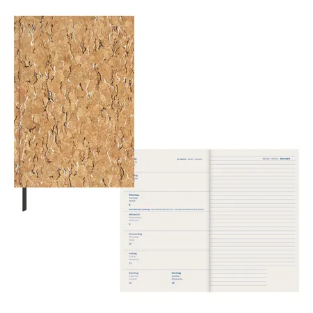 Idena Agenda A6 2024 Kork FSC-Mix