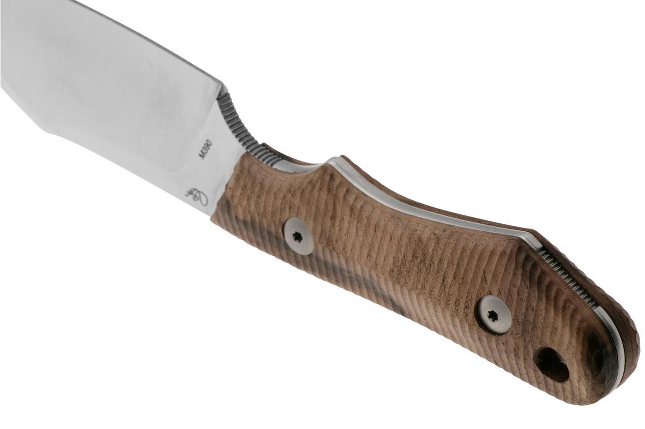 Viper Handy 2 VT4048NO Walnut Wood, vaststaand mes