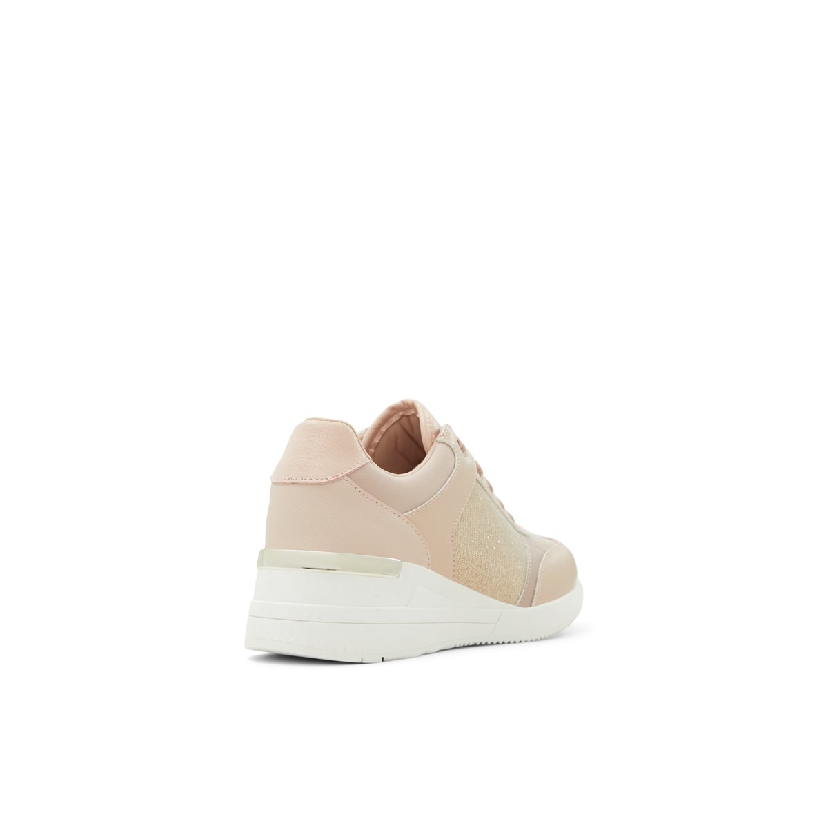 NO ANGEL-Valleygrl-jg-Baskets - Talon plat - Rose Clair